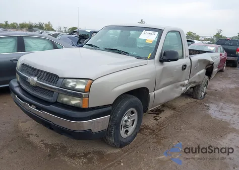 2004 Chevrolet Silverado 1500 Work Truck из США, поврежденный, VIN 1GCEK14X54Z328738
